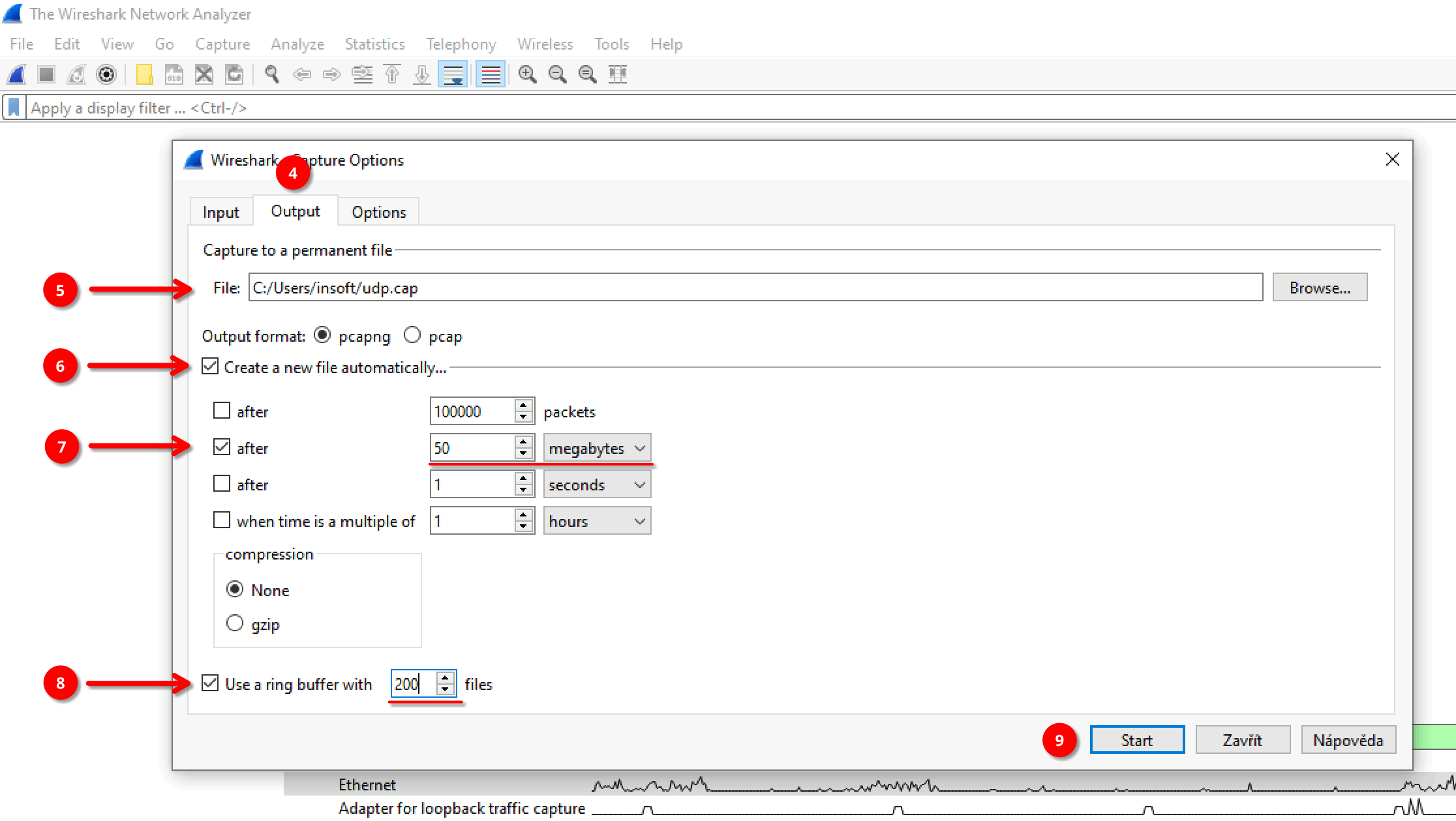 captured data rotation settings